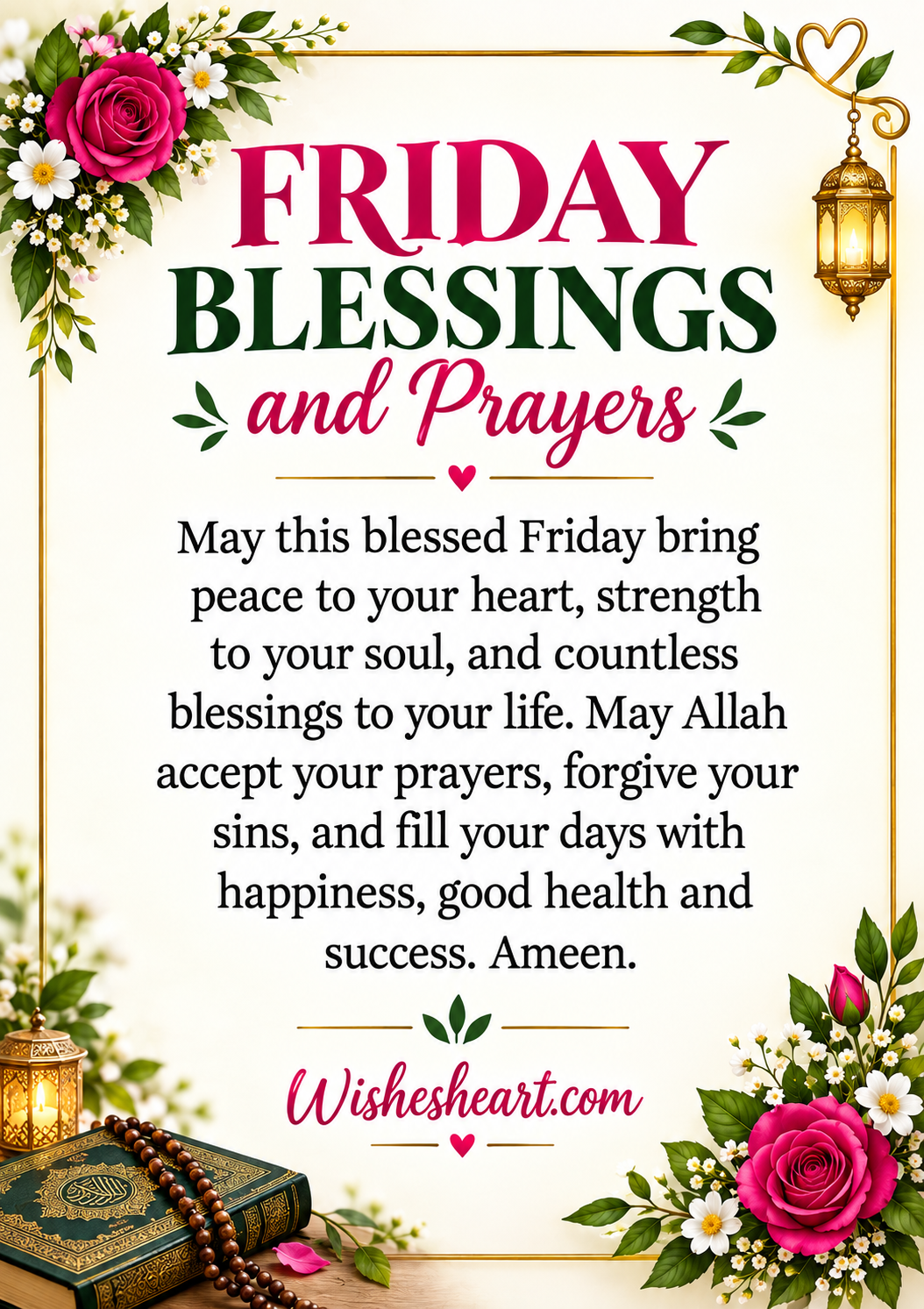 Friday Blessings: Beautiful Wishes, Images, Prayers and Good Morning Messages