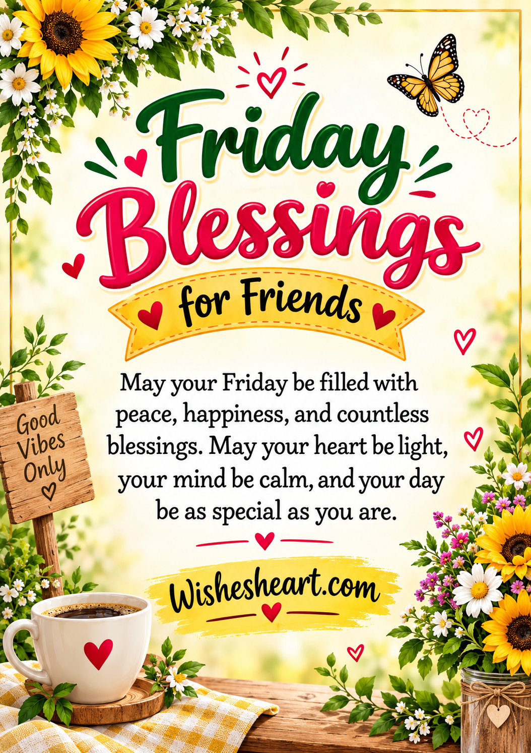 Friday Blessings: Beautiful Wishes, Images, Prayers and Good Morning Messages