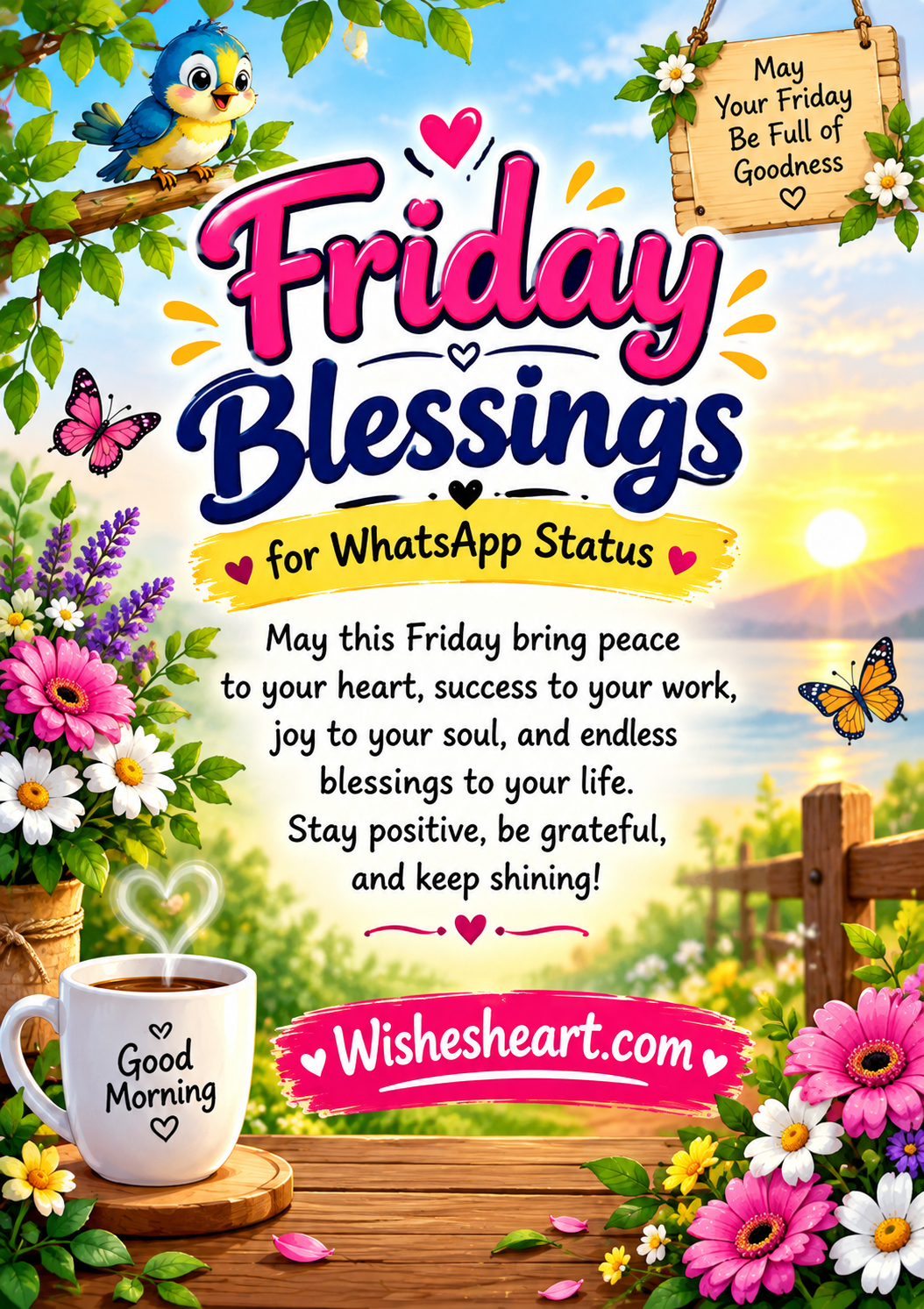 Friday Blessings: Beautiful Wishes, Images, Prayers and Good Morning Messages